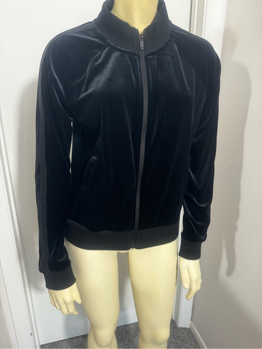 GAP Black Velvet Bomber Jacket